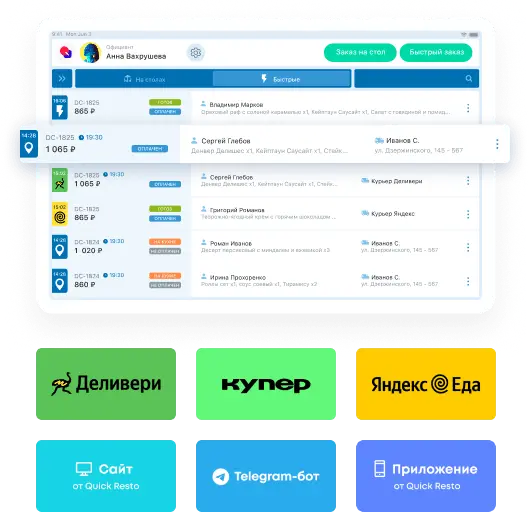 Доставка для ресторанного бизнеса
