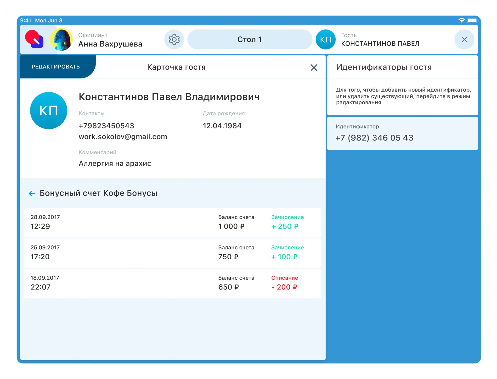 Бонусные программы для кафе